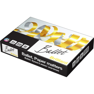 Бумага Ballet Brilliant, А4, 80 г/кв.м, 500 листов в пачке