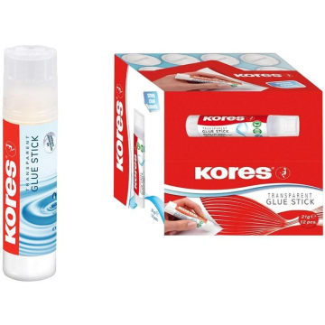 Клей-карандаш Kores 21 г прозрачный