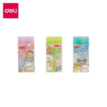 Ластик DELI «MiYou», ассорти (60х24х12 мм)