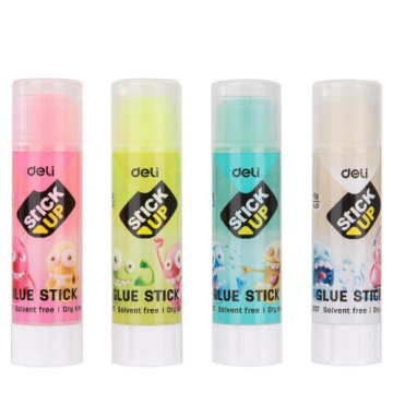 Клей-карандаш DELI «Stick Up» 8 грамм, прозрачный, корпус ассорти
