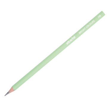 Карандаш чернографитный HB Attache Bright Colors зеленый корпус
